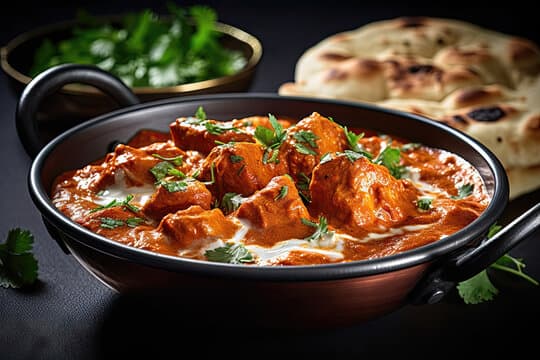 Butter Chicken with Naan
